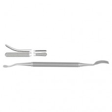 Miller-Colburn Bone File Fig. 3 - Cross Cut Stainless Steel, 18 cm - 7" Miller-Colburn Bone File Fig. 3 - Cross Cut Stainless Steel, 18 cm - 7"